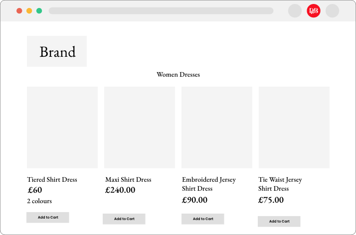 Extension store page